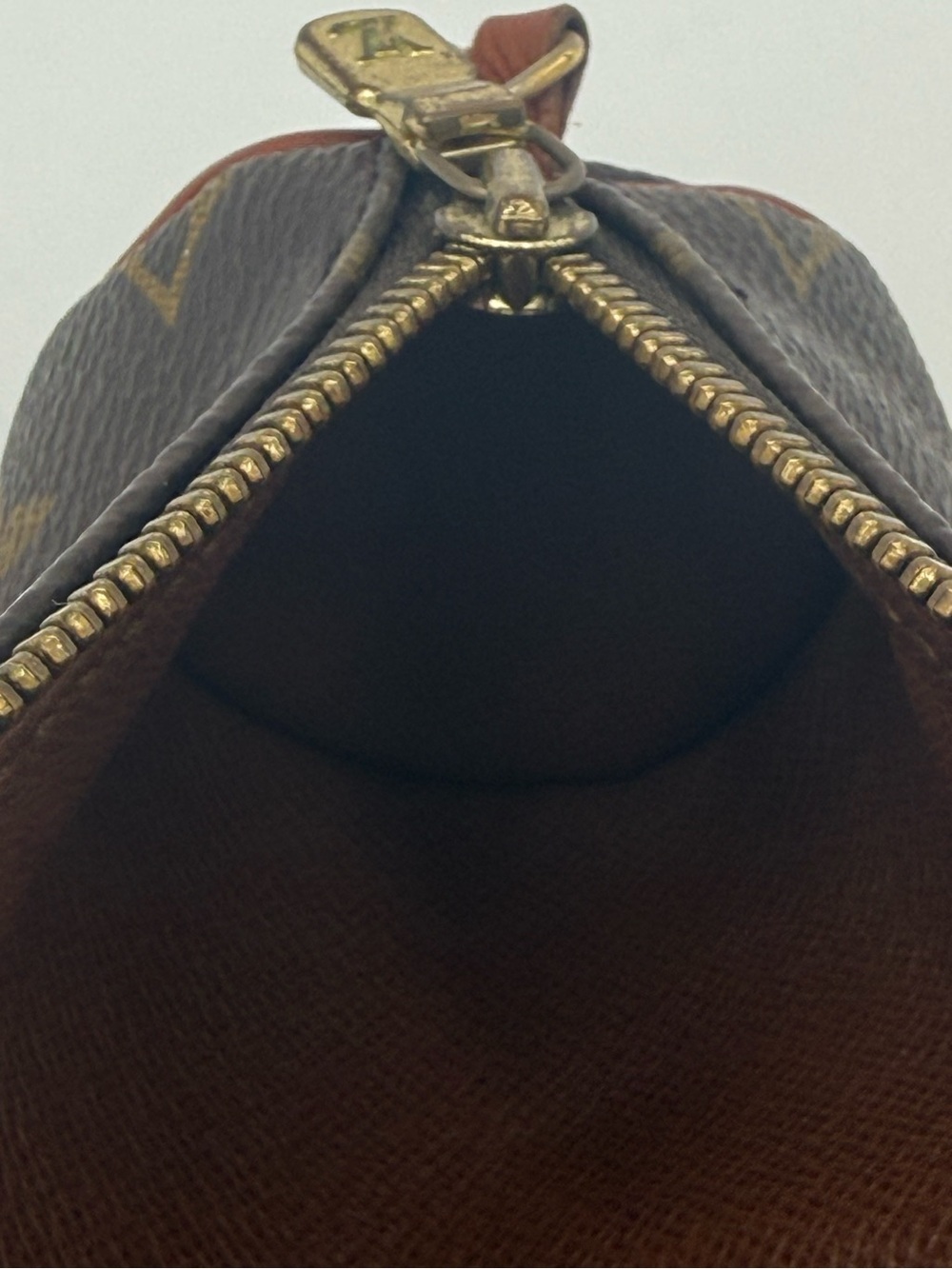 LOUIS VUITTON 1854 PARIS • Vintage MINI Nano PAPILLON 15 Bag w/ Treated Leather - Picture 12 of 15